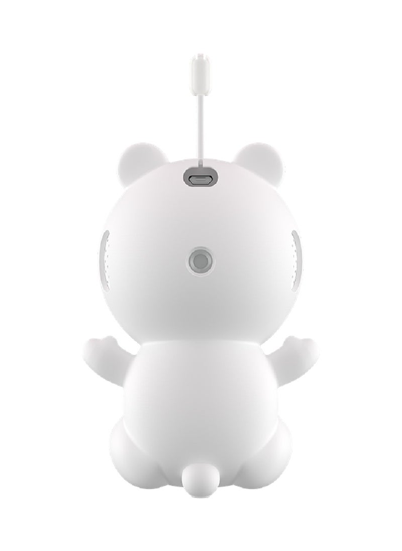 Powerology Wifi Baby Camera,100° Wide Angle, ​1080P Full HD, Sound & Cry Detection, Temperature Sensor, Night Light, Night Light- White  - Image 4