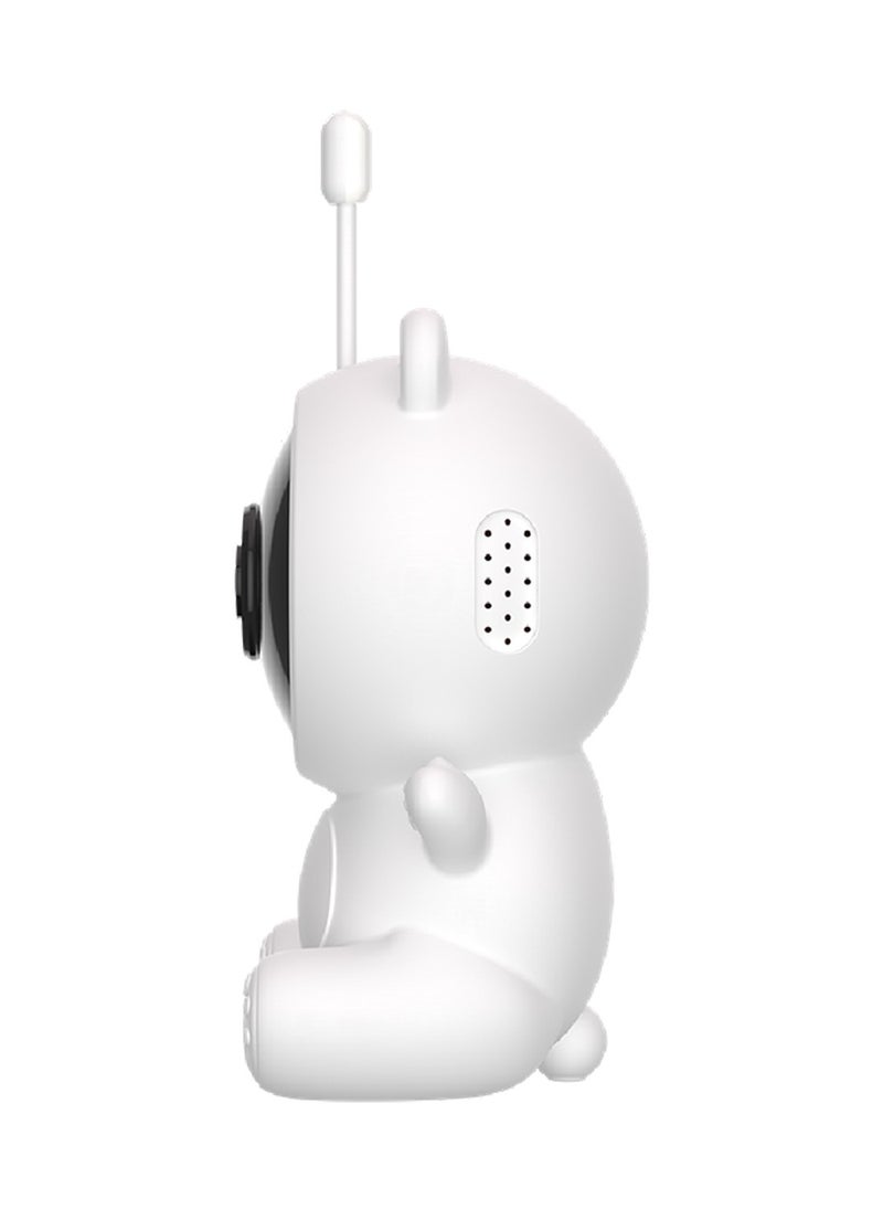 Powerology Wifi Baby Camera,100° Wide Angle, ​1080P Full HD, Sound & Cry Detection, Temperature Sensor, Night Light, Night Light- White  - Image 5