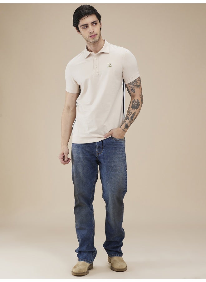 Being Human جينز رجالي بقصة بوت كات متوسطة اللون - Image 5