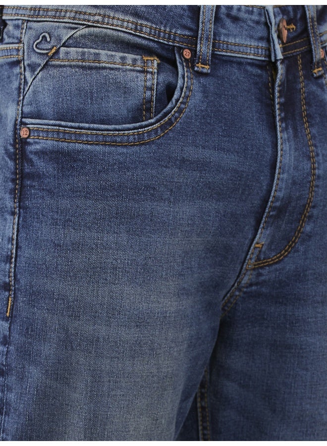 Being Human جينز رجالي بقصة بوت كات متوسطة اللون - Image 4