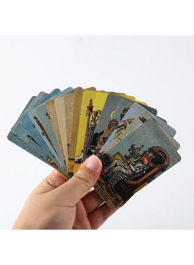 NIBEMINENT Unlimited Edition Tarot Deck Set - Gold Edge Tarot Divination Cards - 78 Cards - Metal Box with Iron Body - Party-Exclusive Entertainment Tarot Card Game - Image 4