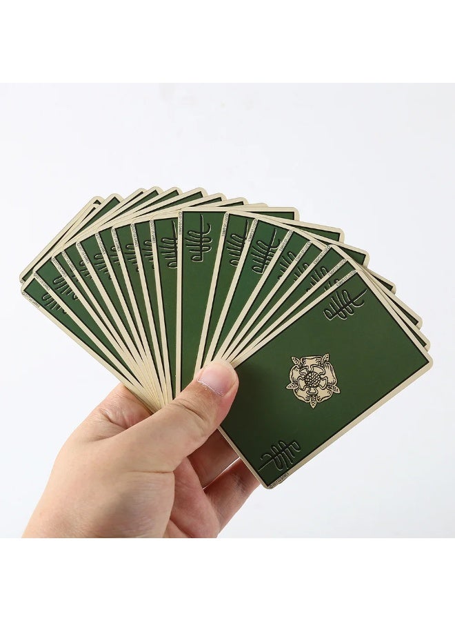 NIBEMINENT Unlimited Edition Tarot Deck Set - Gold Edge Tarot Divination Cards - 78 Cards - Metal Box with Iron Body - Party-Exclusive Entertainment Tarot Card Game - Image 5