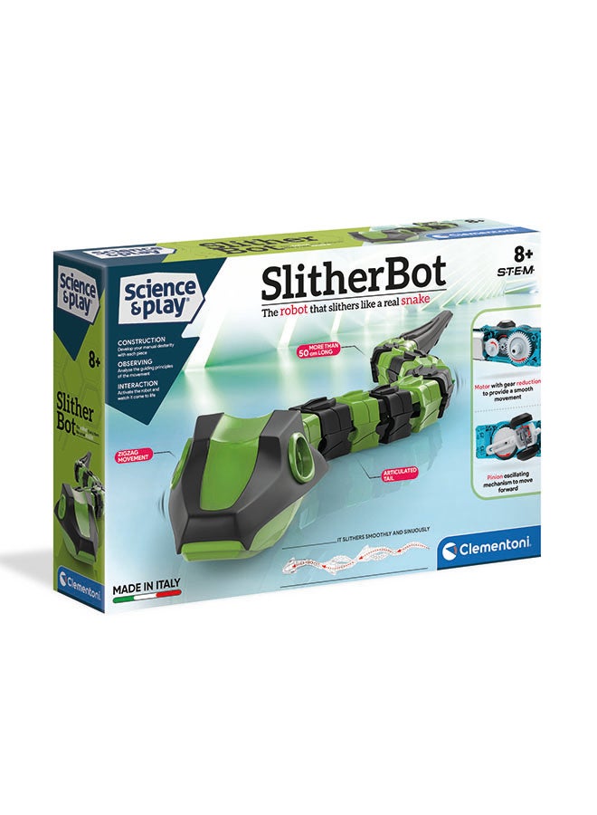 كلمينتوني كلمنتوني العلوم واللعب (مختبر علمي)، مختبر ربوت الأفعى، مع دليل تعليمات، للأعمار من 8 سنوات فما فوق - Image 1