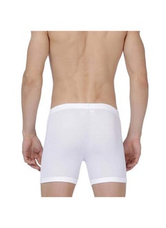 Levi's Levi's Men's Cotton Style #010 Comfort Regular Fit Solid Boxer (Pack of 2) (#010-BOXER Brief WHT-P2_White_M)  - Image 3