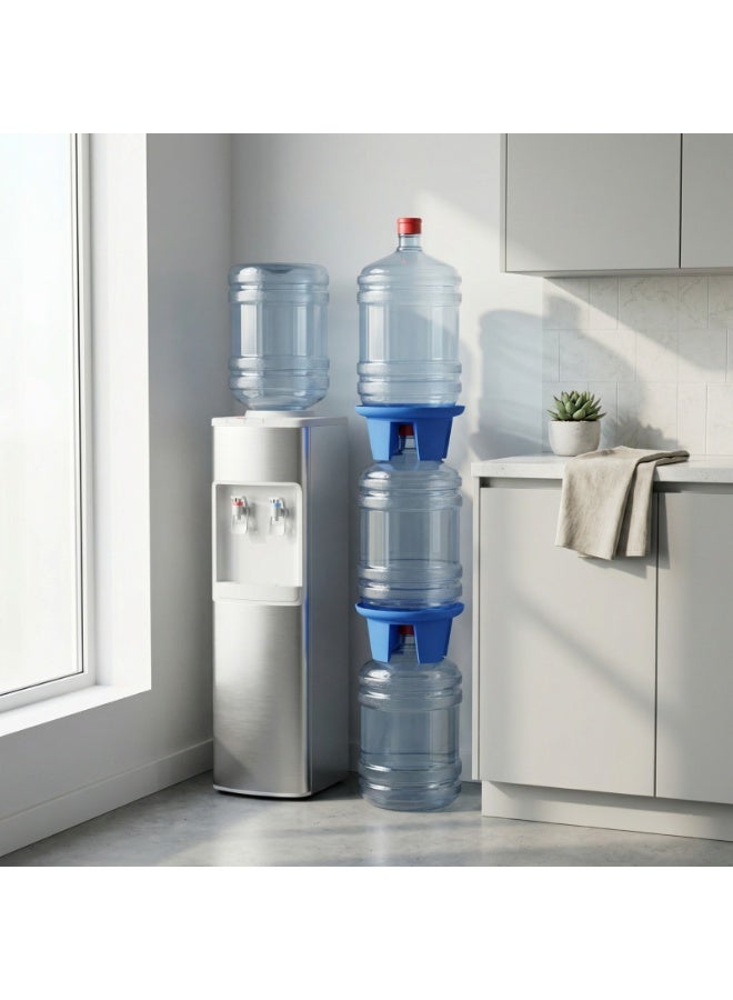 Witforms 5 Gallon Water Bottle Stacking Rack, Space Saving Vertical Water Jug Holder Organizer - Image 2