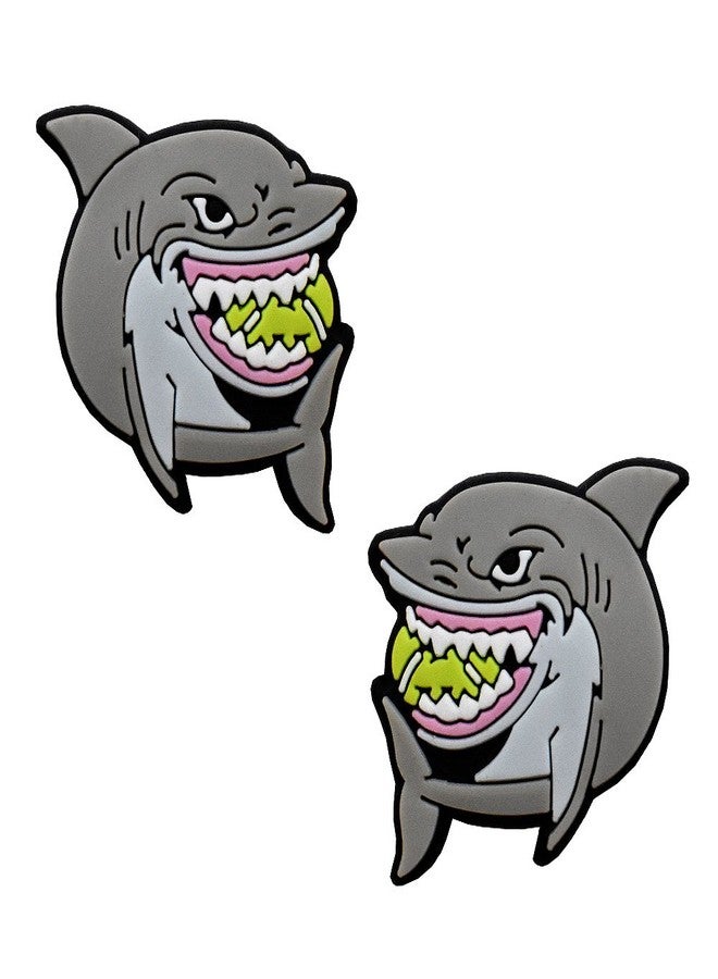 Racket Expressions Shark Tennis Racket Shock Absorbers Tennis Dampener for Kids 2 Pack - Image 1