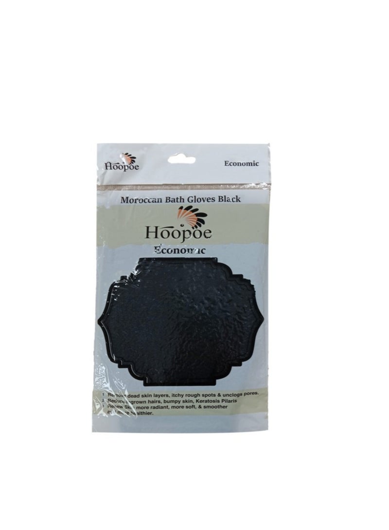 Hoopoe Body gloves Hoopoe Black Vip Loofah, 5 Pieces - Image 1