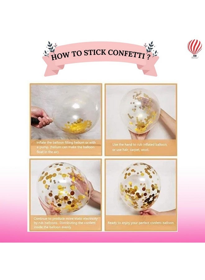 HK balloons 53 pcs burgundy theme birthday decoration Item Kit Combo For balloon arch decoration set,Gold confetti & Chrome Balloons Burgundy Themed Birthday Decoration Set - Image 4