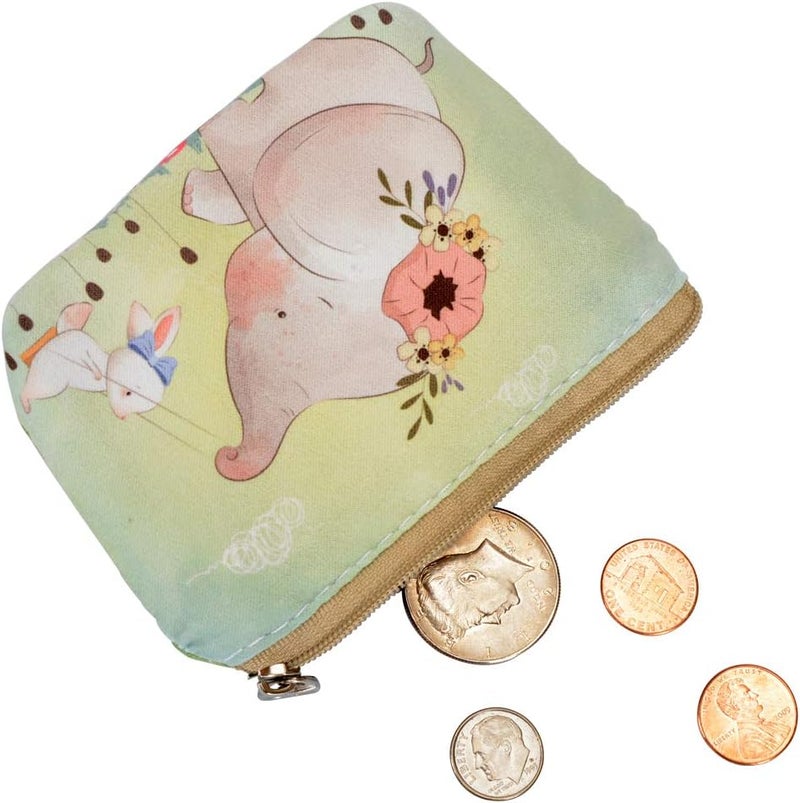 ARRIZO Women and Girls Cute Fashion Coin Purse Wallet Bag Change Pouch Key Holder - Image 5
