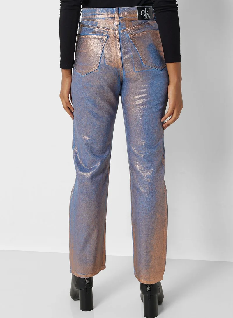 Calvin Klein Jeans High Waist Straight Jeans