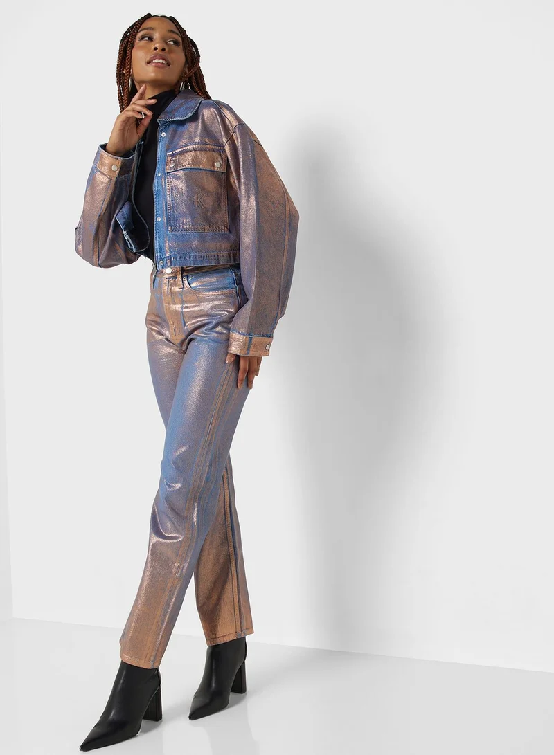 Calvin Klein Jeans High Waist Straight Jeans