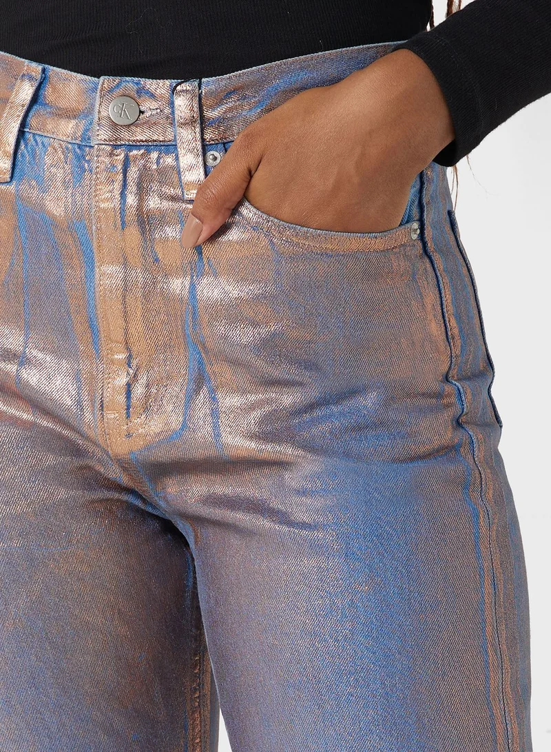 Calvin Klein Jeans High Waist Straight Jeans