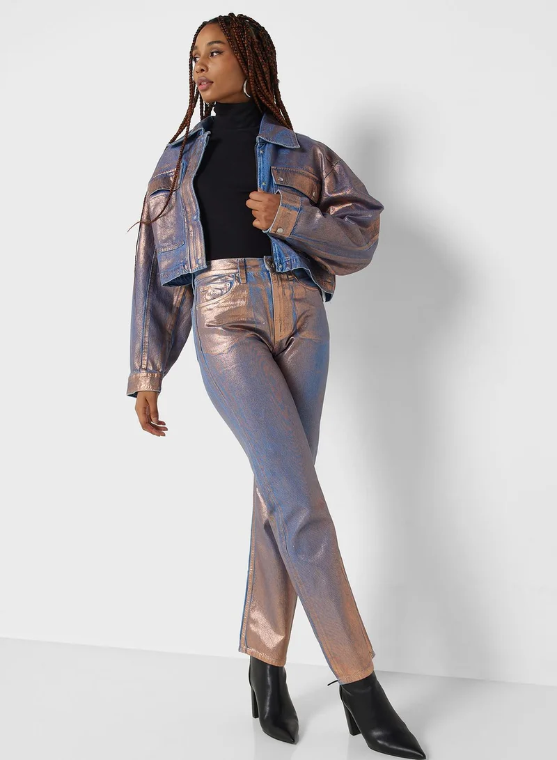 Calvin Klein Jeans High Waist Straight Jeans