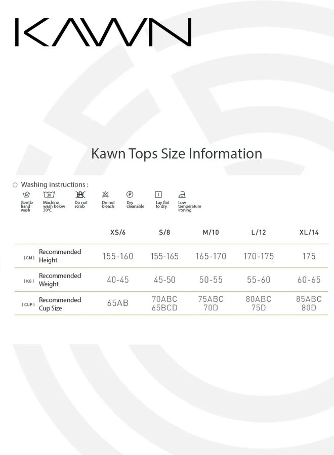 KAWN.YOGA Payne's Grey Womens V-Neck Sleeveless Shirt for Women | Best Price UAE