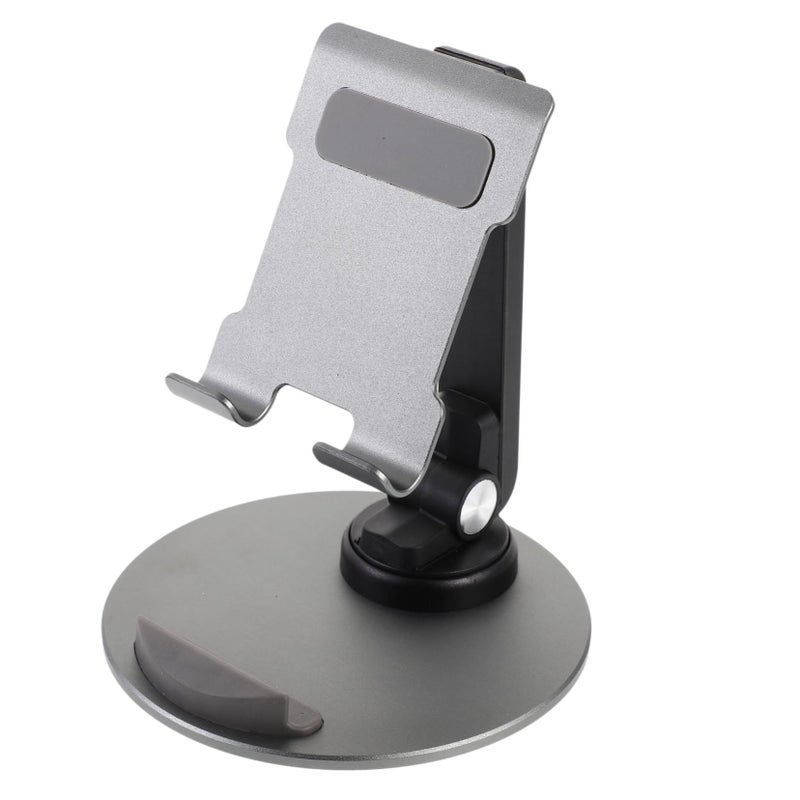Adjustable Foldable Phone Stand For Desk Compatible Smartphones Tablets Black Sturdy Portable - Image 2