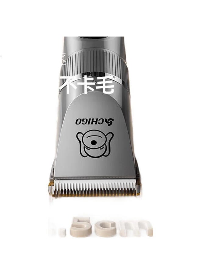 CHIGO Dog Electric Hair Clipper, Pet Grooming Tool, Hair Trimmer, Electric Shaver, Pet Hair Styling Tool, Cat Hair Trimmer, Paw Hair Trimmer, Hair Pusher, Quiet Operation, Low Noise, F858-A - Image 2