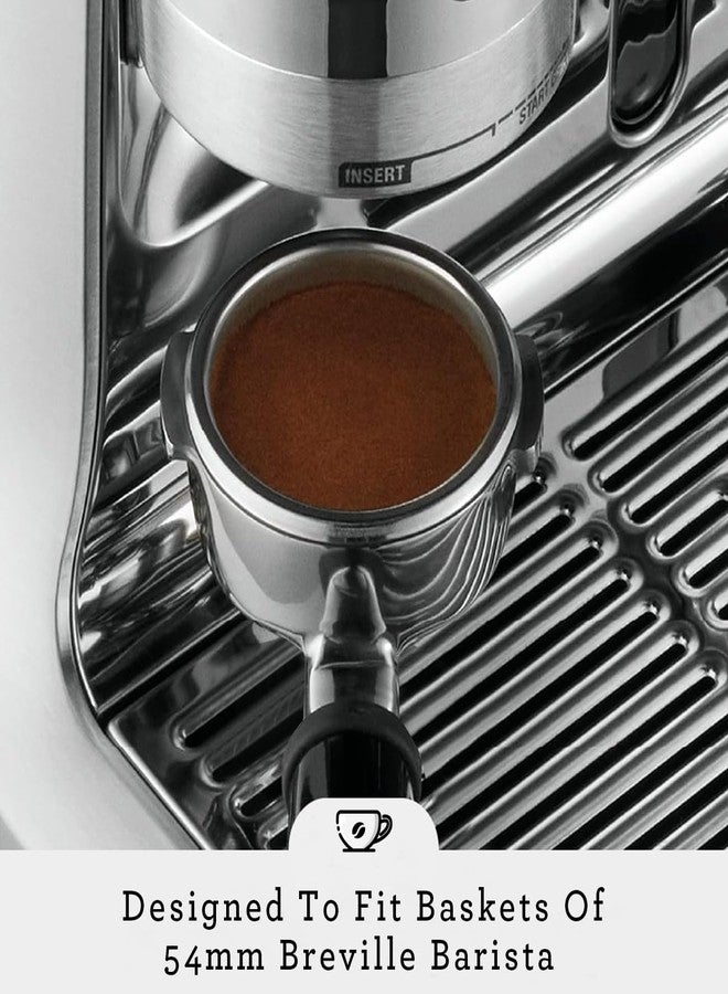 Frossvt 54mm Bottomless Portafilter with 18-20g Basket, Naked Espresso Portafilter Compatible with Breville Barista Express, Barista Pro, Barista Touch, Bambino Plus, Infuser Espresso Machines - Image 5