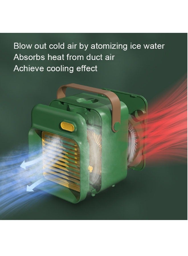 عام تكييف هواء منزلي جديد بنظام التبريد المائي المحمول والقابل لإعادة الشحن عبر USB والمزود برذاذ الماء - Image 2