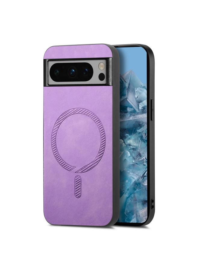 S-TOP Case For Google Pixel 9 Pro XL Retro Magsafe Magnetic PU Back Cover Phone Case - Image 1
