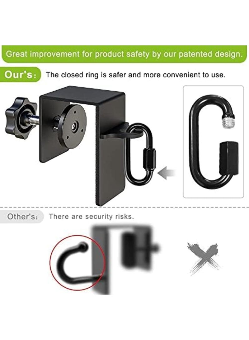 SYOSI Heavy Duty Door Anchor for Resistance Bands - Home Gym Workout Door Mount Attachment, Workout Door Mount Anchors for Body Weight Straps, Strength, Suspension Training and Physical Therapy Exercise - Image 3