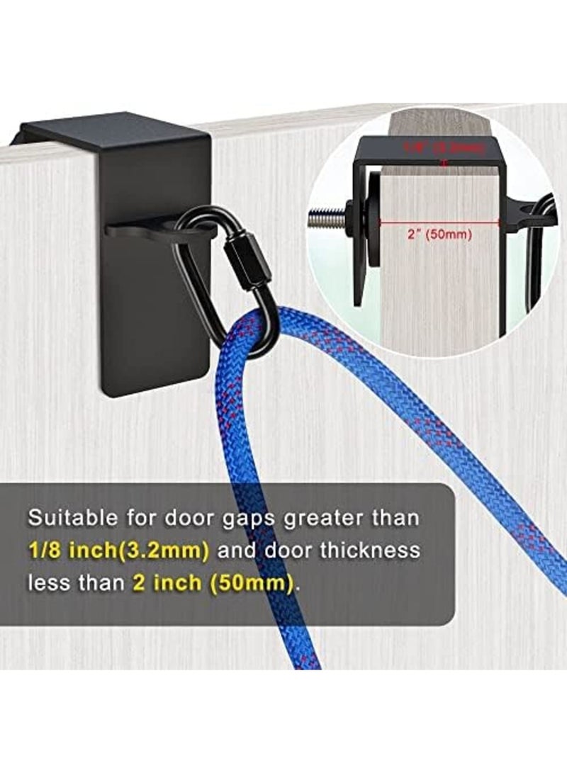 SYOSI Heavy Duty Door Anchor for Resistance Bands - Home Gym Workout Door Mount Attachment, Workout Door Mount Anchors for Body Weight Straps, Strength, Suspension Training and Physical Therapy Exercise - Image 4