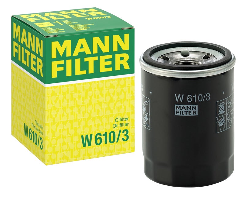 MANNFILTER W 6103 SpinOn Oil Filter Compatible With Acura Honda Infiniti Mitsubishi Nissan Subaru models