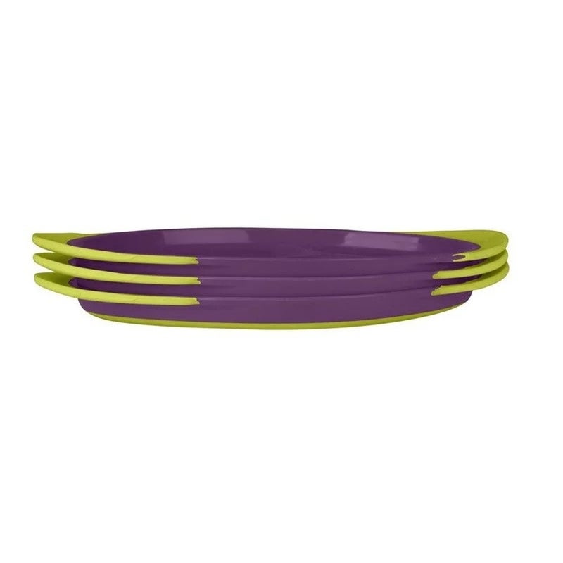 B.Box - Passion Splash Plate 3 Pieces Purple - 307 - Image 3