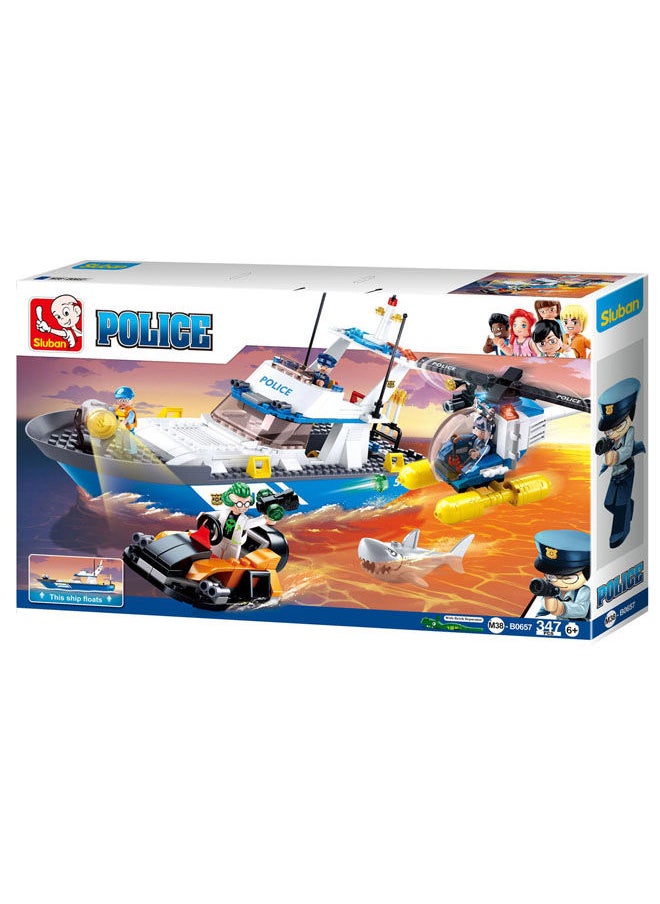 Sluban Police Ii-Land & Sea Police 347Pcs  - Image 1