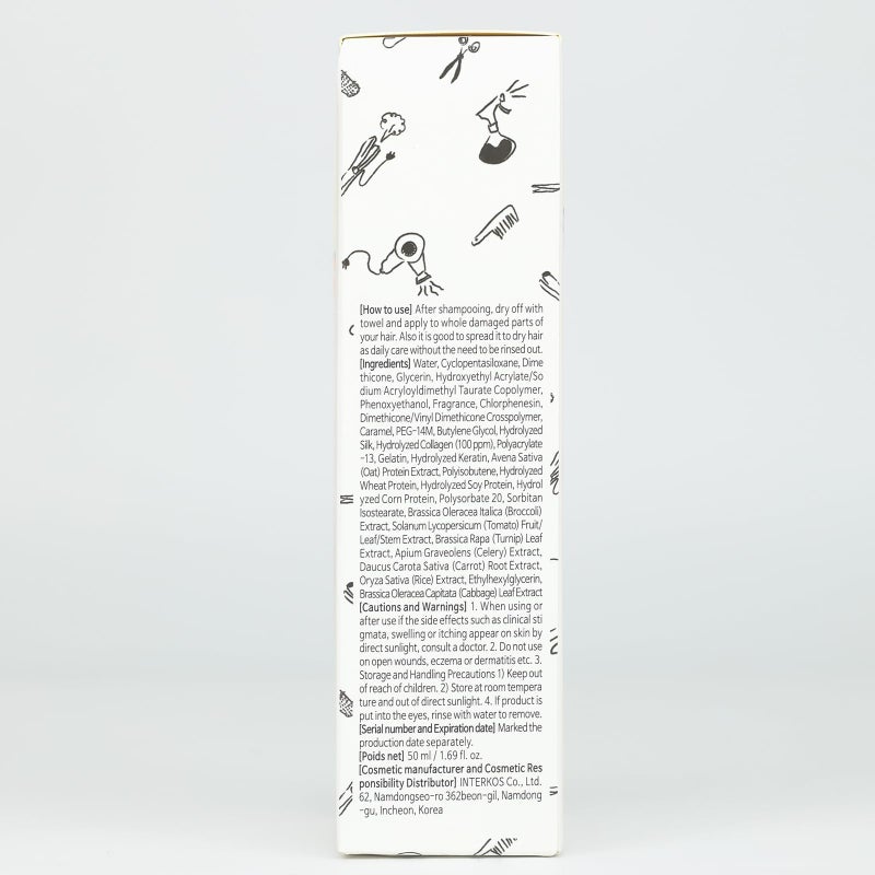 Elizavecca CER-100 Collagen Coating Protein Ion Injection Hair Essence Cream 50ml/1.7 fl.oz. - Image 4