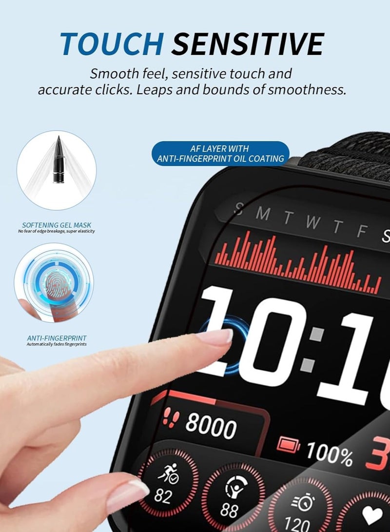 general (6-Pack) Garmin Venu X1 Smartwatch Screen Protector, TPU Soft Screen Protector, HD, Scratch-Resistant, Touch-Sensitive, Anti-Fingerprint - Image 4