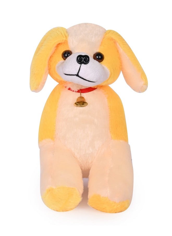 Besties Dog Sitting Plush Soft Toy Cute Kids Animal Home Decor Boys/Girls 26 Cm (Yellow)  - Image 1