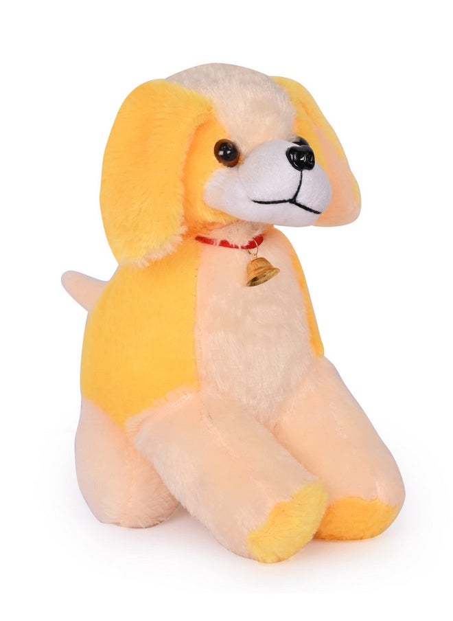Besties Dog Sitting Plush Soft Toy Cute Kids Animal Home Decor Boys/Girls 26 Cm (Yellow)  - Image 2