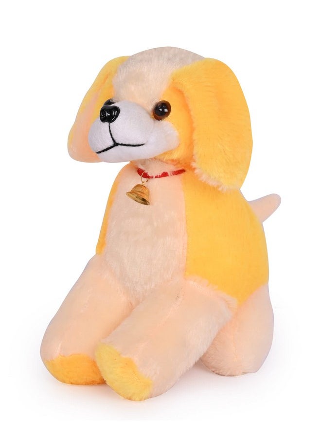 Besties Dog Sitting Plush Soft Toy Cute Kids Animal Home Decor Boys/Girls 26 Cm (Yellow)  - Image 3