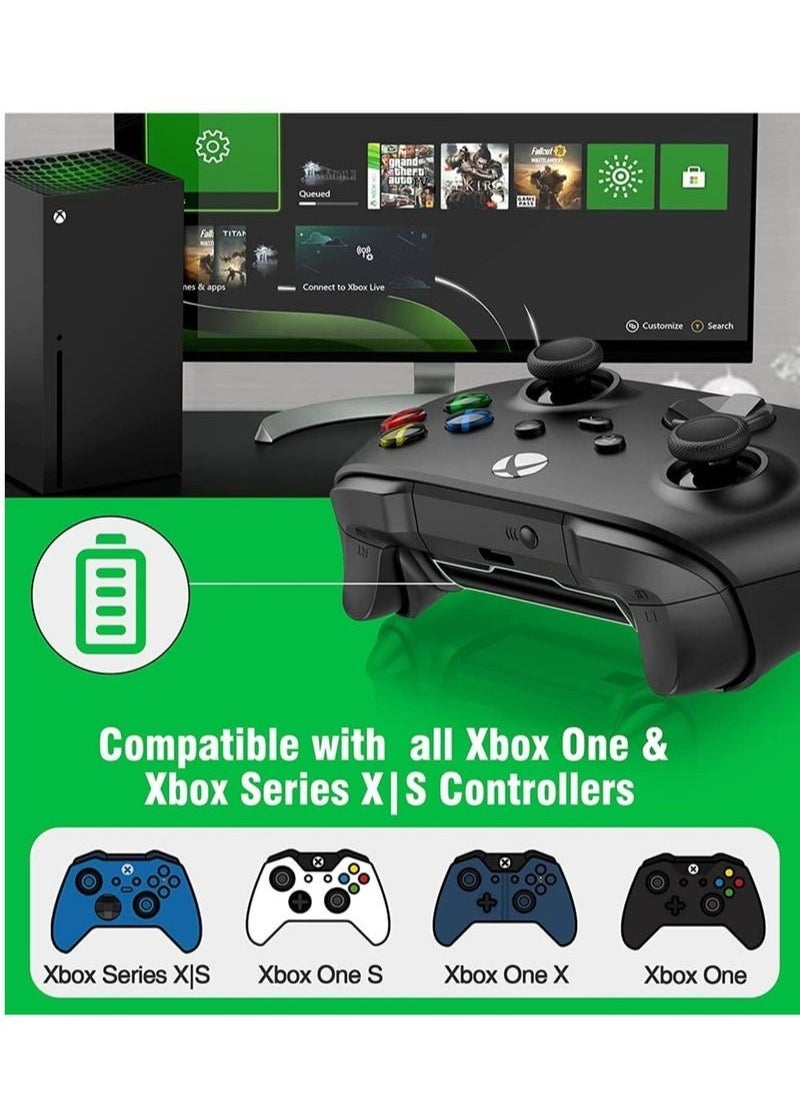 Generic - Rechargeable Battery Pack for Xbox One/Xbox Series X|S/Xbox One Elite Controller with 2x2650mAh Rechargeable Battery - Image 1