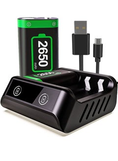 Rechargeable Battery Pack for Xbox One/Xbox Series X|S/Xbox One Elite Controller with 2x2650mAh Rechargeable Battery