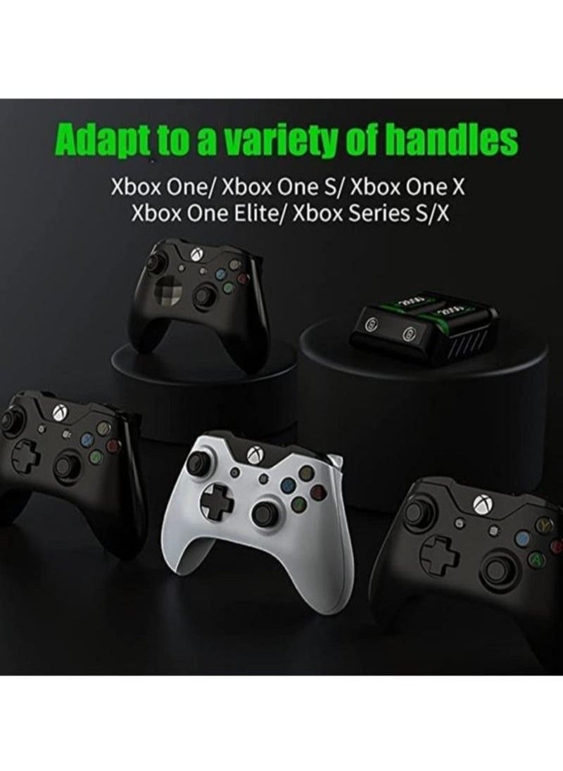 Generic - Rechargeable Battery Pack for Xbox One/Xbox Series X|S/Xbox One Elite Controller with 2x2650mAh Rechargeable Battery - Image 1