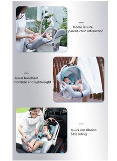 Beauenty Baby Car Seat and Base, With Full Body Support, Rear-Facing Seat Carry Cot for Infants Newborns, Easy Installation and Privacy Shield  - Image 5