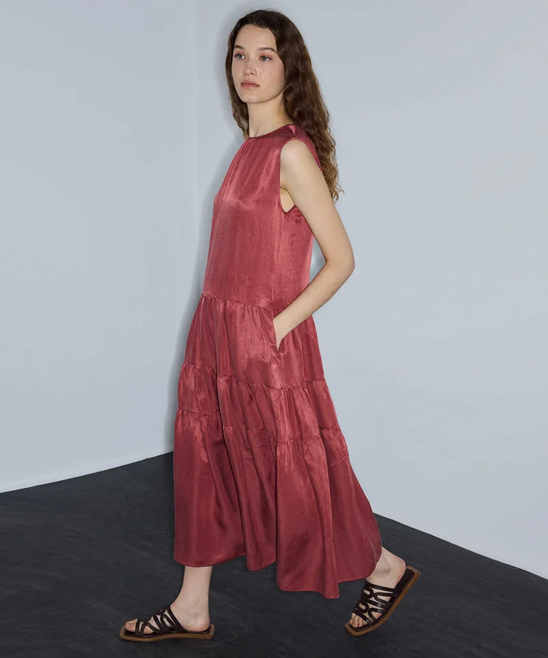 Tiered Midi Dress