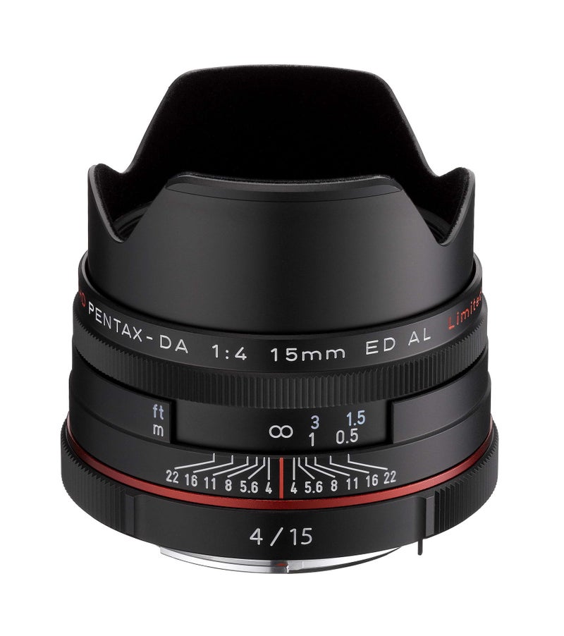 Pentax K-Mount HD DA 15mm f/4 ED AL 15-15mm Fixed Lens for Pentax KAF Cameras (Limited Black) - Image 2