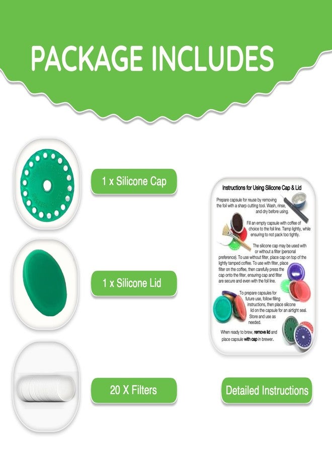 My-Cap Reusable Coffee Capsule Caps & Lid Set - Compatible with Nespresso Vertuo Pods - Reusable, Food Grade & BPA Free Coffee Pod Cap & Lid - Reuse & Reseal your Nespresso Vertuo Capsules - Image 2