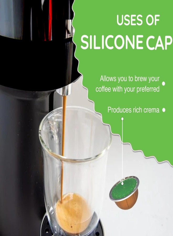 My-Cap Reusable Coffee Capsule Caps & Lid Set - Compatible with Nespresso Vertuo Pods - Reusable, Food Grade & BPA Free Coffee Pod Cap & Lid - Reuse & Reseal your Nespresso Vertuo Capsules - Image 3