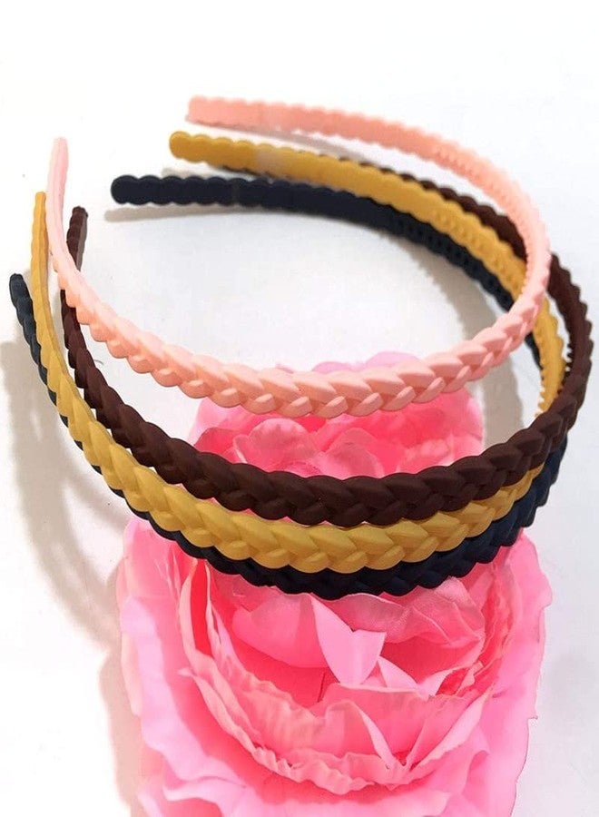 Big Box Fashion Hair Accessories Hair Band Headbands for women/Girls Non-Slip Hairband Comfy Hair Hoop Resin Teeth Comb (Pack of 6) - Image 5
