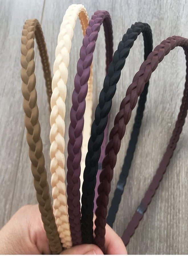 Big Box Fashion Hair Accessories Hair Band Headbands for women/Girls Non-Slip Hairband Comfy Hair Hoop Resin Teeth Comb (Pack of 6) - Image 3
