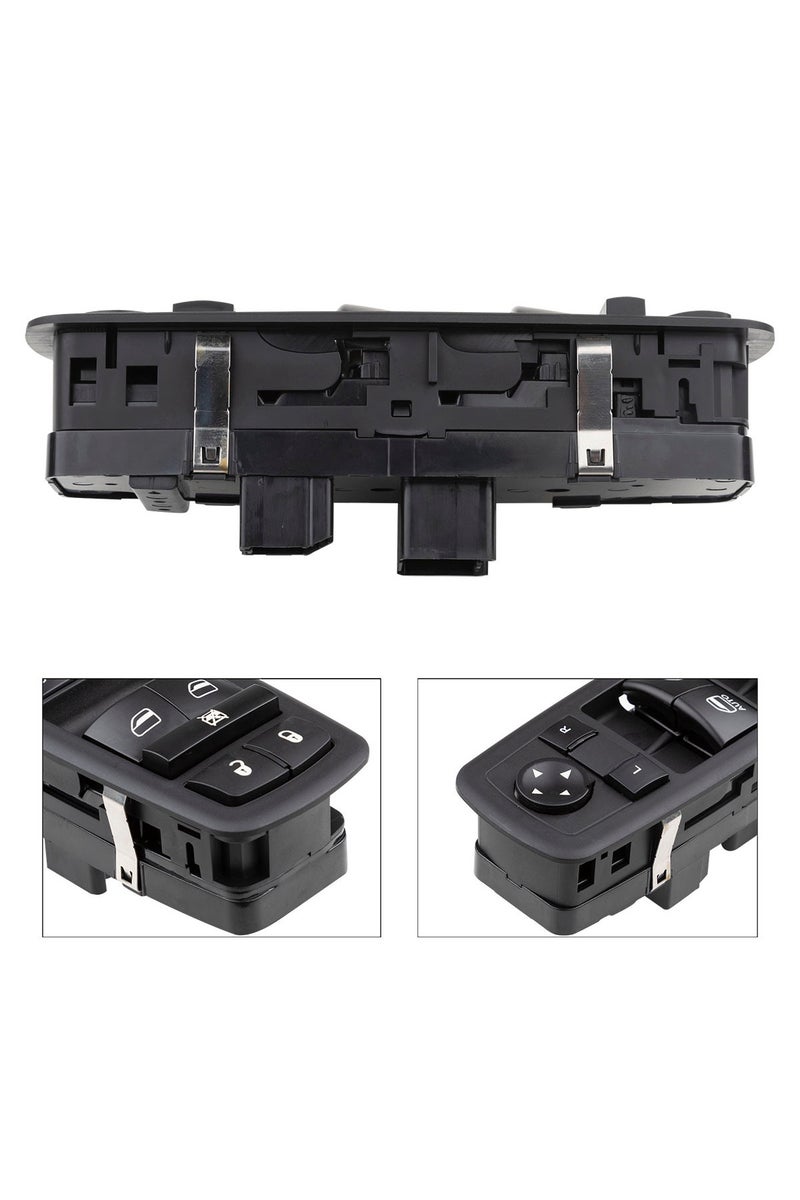 إيروريكس مفتاح التحكم الرئيسي بنافذة السائق اليسرى، زر التحكم الكهربائي بنافذة سيارة دودج جورني موديلات 2011-2016، رقم القطعة 6808... - Image 2