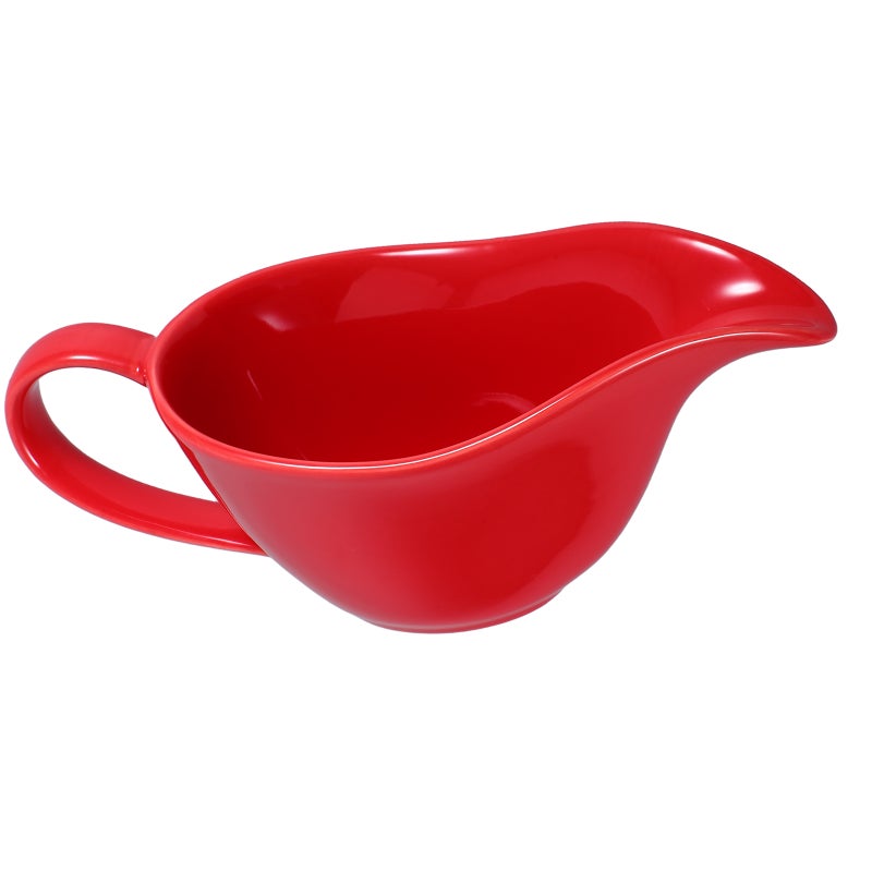 Spout Mixing Bowl Steak Sauce Bowl Porcelain Spout Bowl Handy Serving Bowl Drainage Cup - Image 1