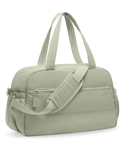Uselike Gym Bag for Women Travel Duffle Bags with Wet Pocket Lightweight Carry on Bag Overnight Weekender Duffel Bag Water Resistant Light Green - Image 1