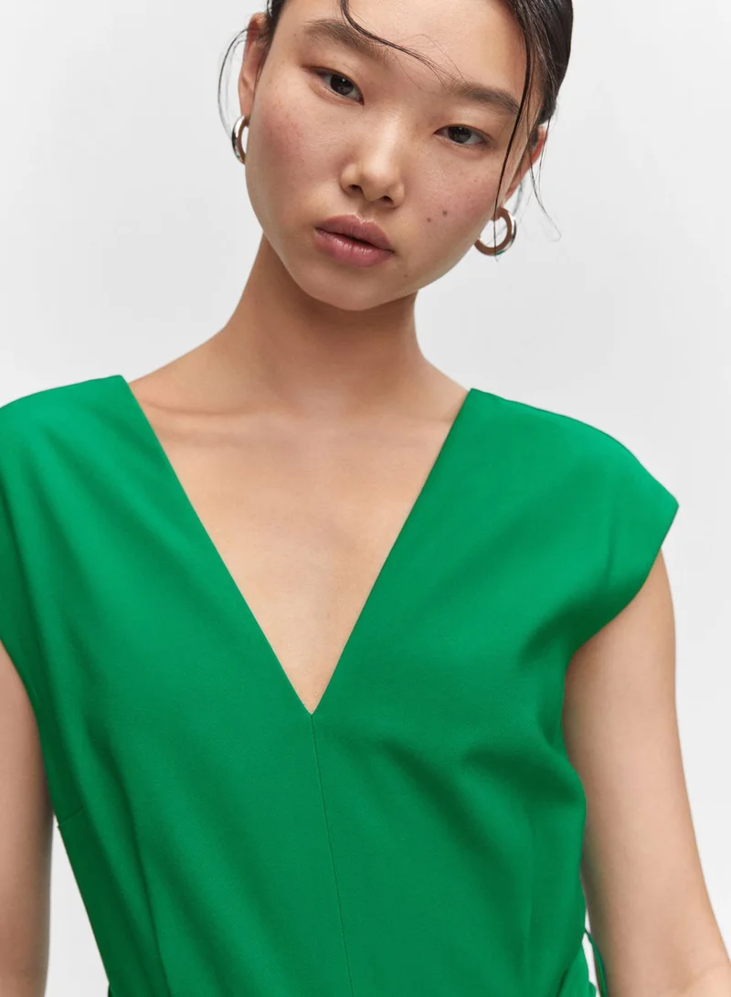 مانجو Belted Detail Jumpsuit