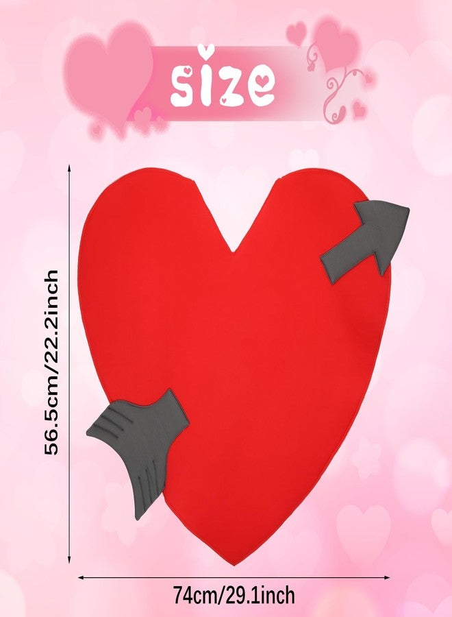 Twistover Valentine's Day Adult Heart Costume Love Cupid Clothing for Adults Anniversary Valentine's Day Love Party Props - Image 2