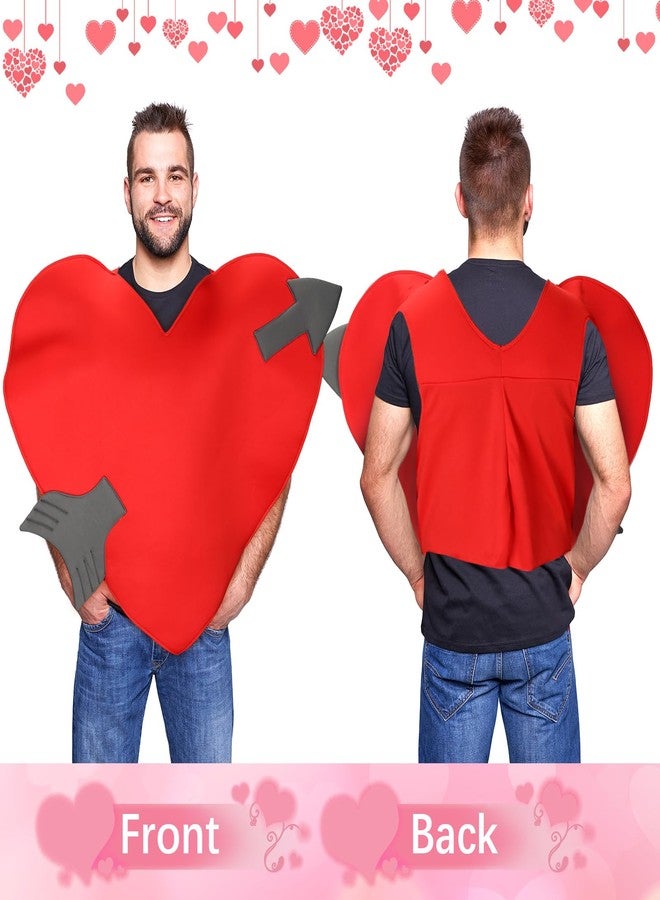 Twistover Valentine's Day Adult Heart Costume Love Cupid Clothing for Adults Anniversary Valentine's Day Love Party Props - Image 5