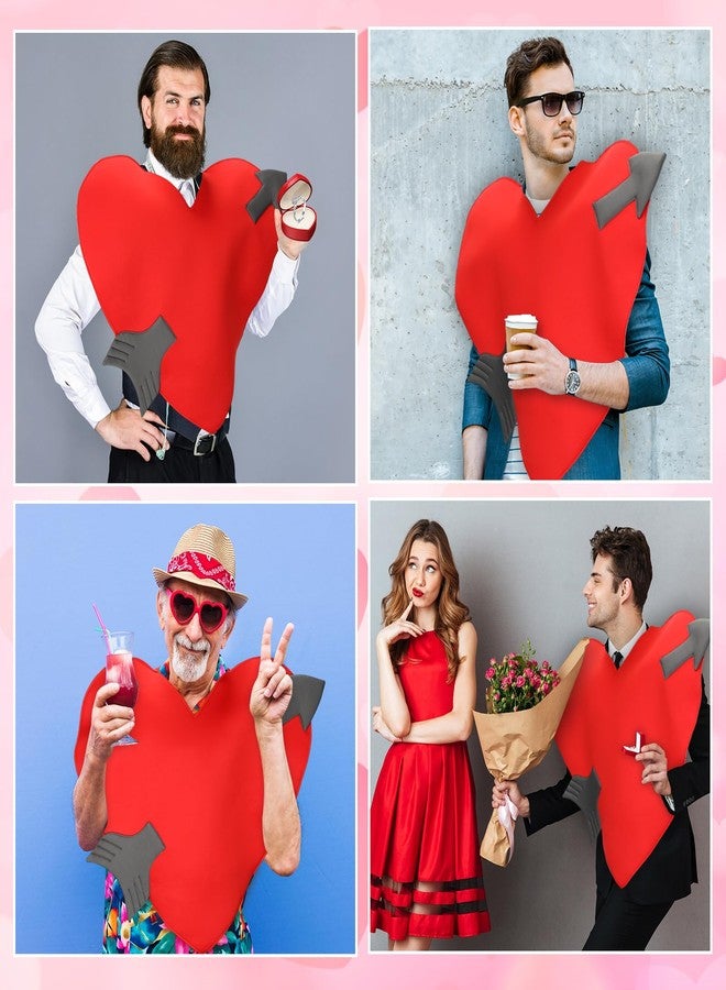 Twistover Valentine's Day Adult Heart Costume Love Cupid Clothing for Adults Anniversary Valentine's Day Love Party Props - Image 4